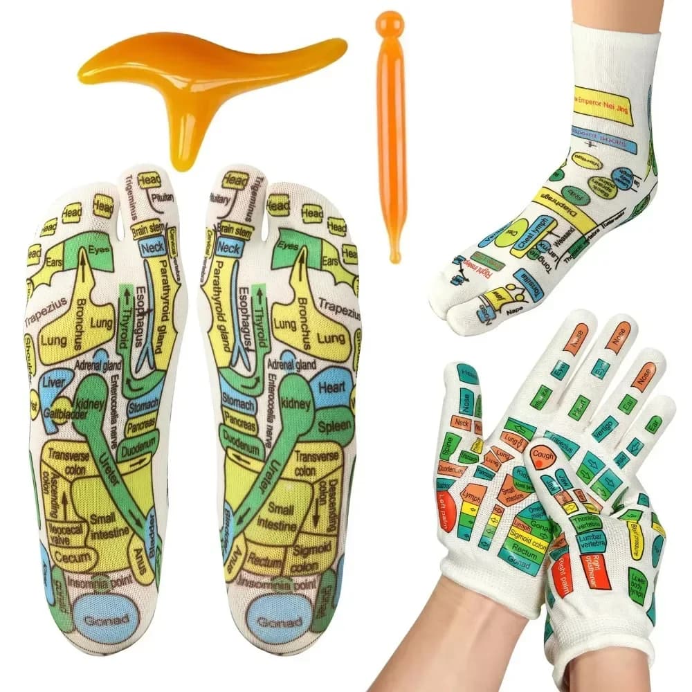 acupressure massage socks for foot relief — image 1