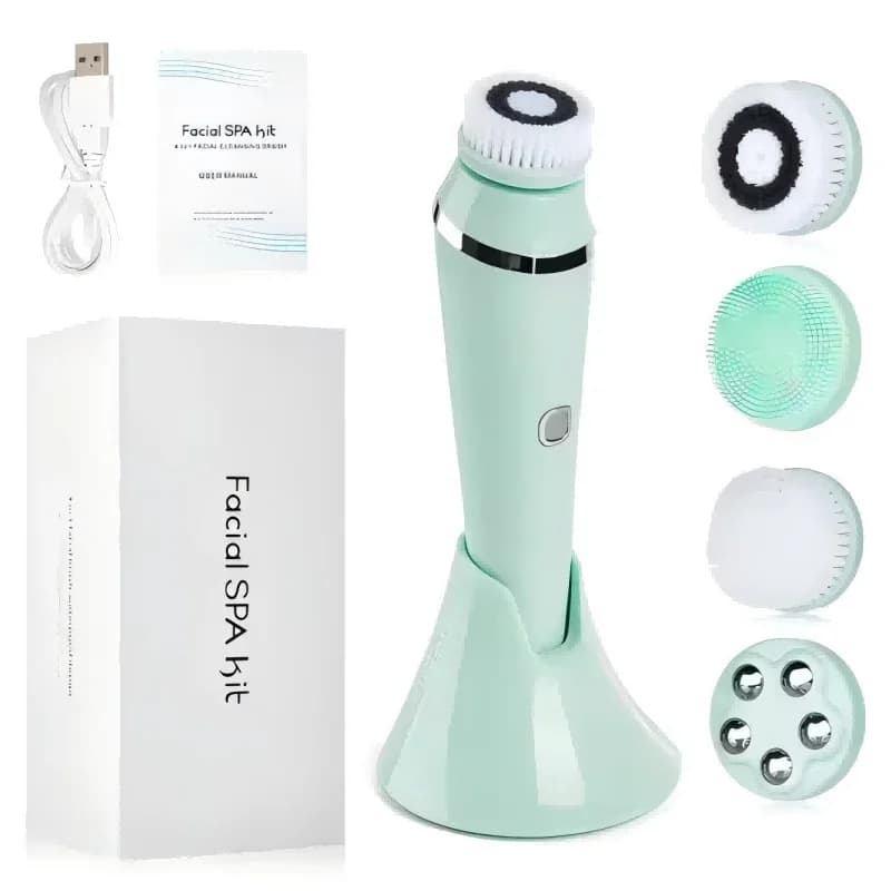 waterproof 4-in-1 electric facial cleansing brush — image 7
