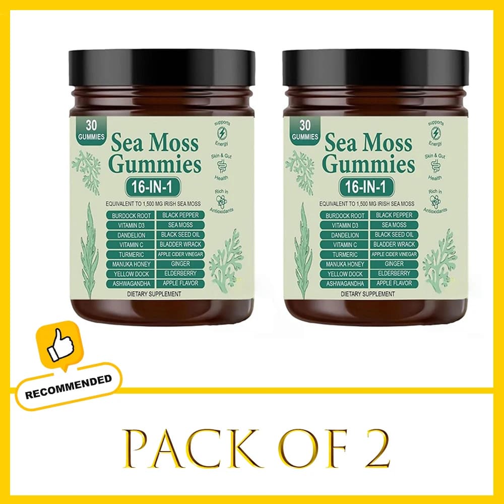 Sea moss gummies with herbal and vitamin blend — image 8
