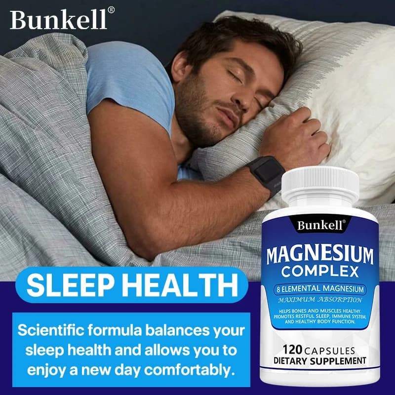 bottles of magnesium glycinate and malate supplement — image 3