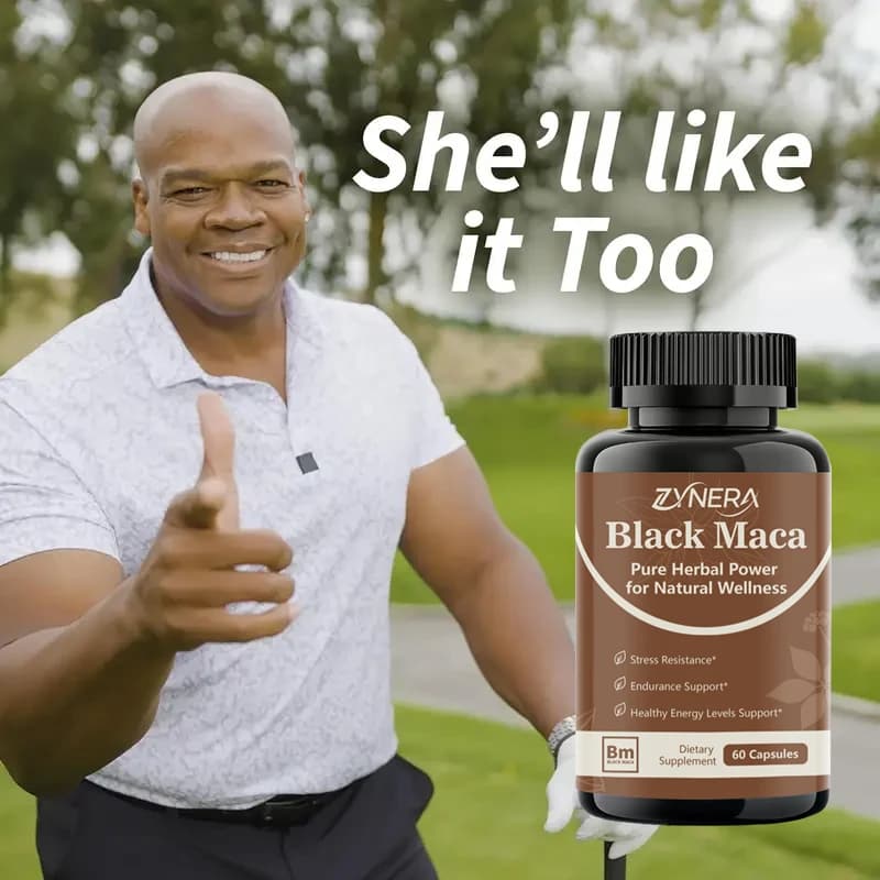 bottles of black maca capsules — image 2