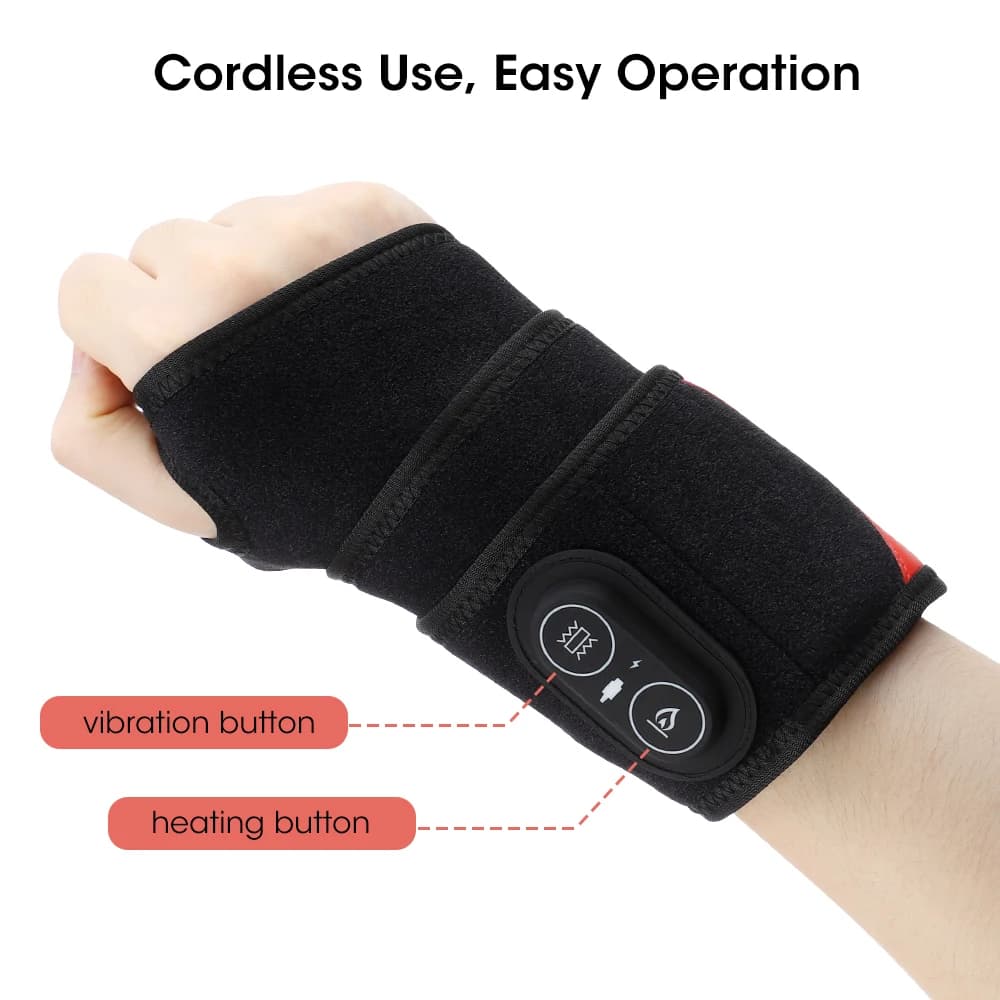 LED red light heating belt with vibration — image 4