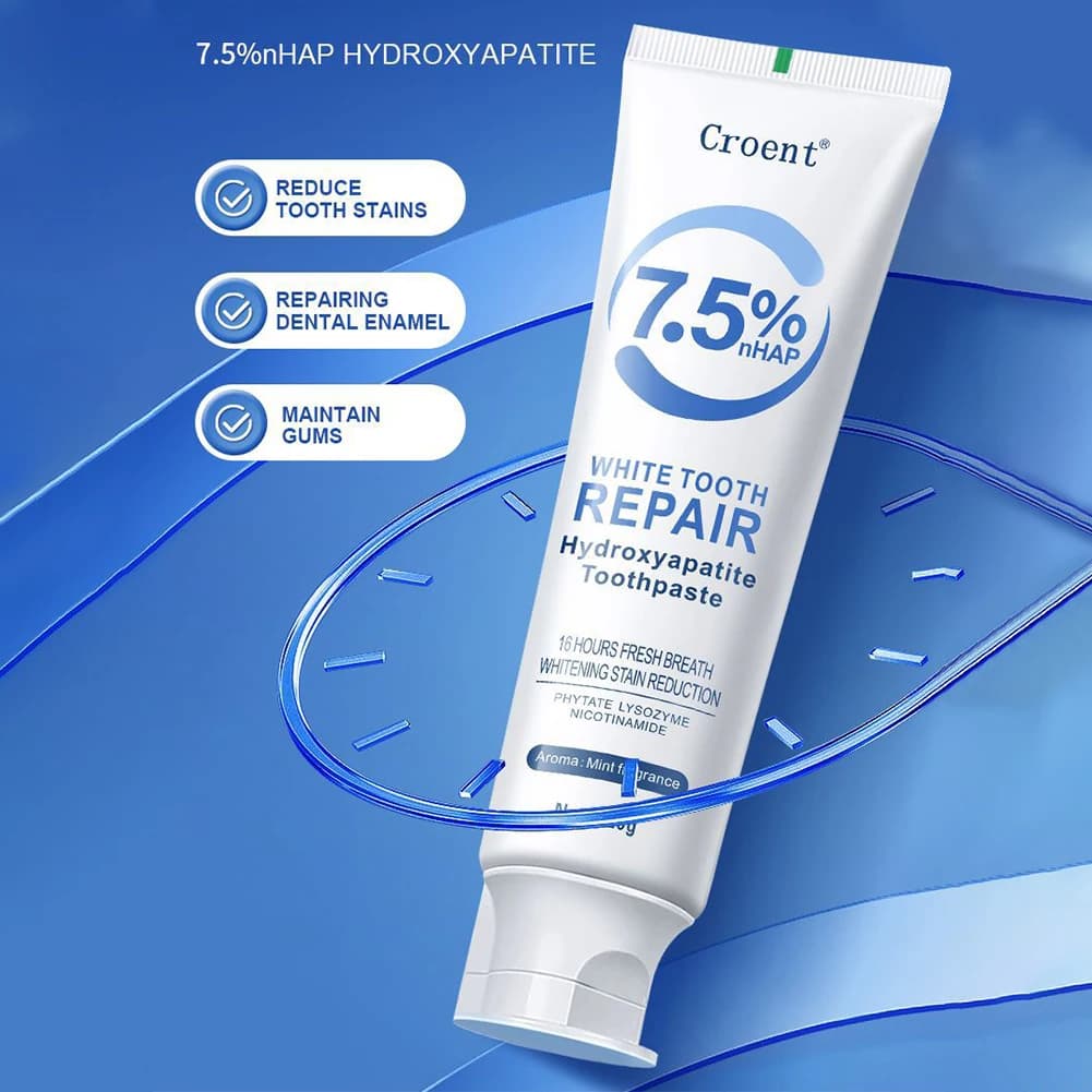 tube of hydroxyapatite toothpaste in gentle mint — image 4