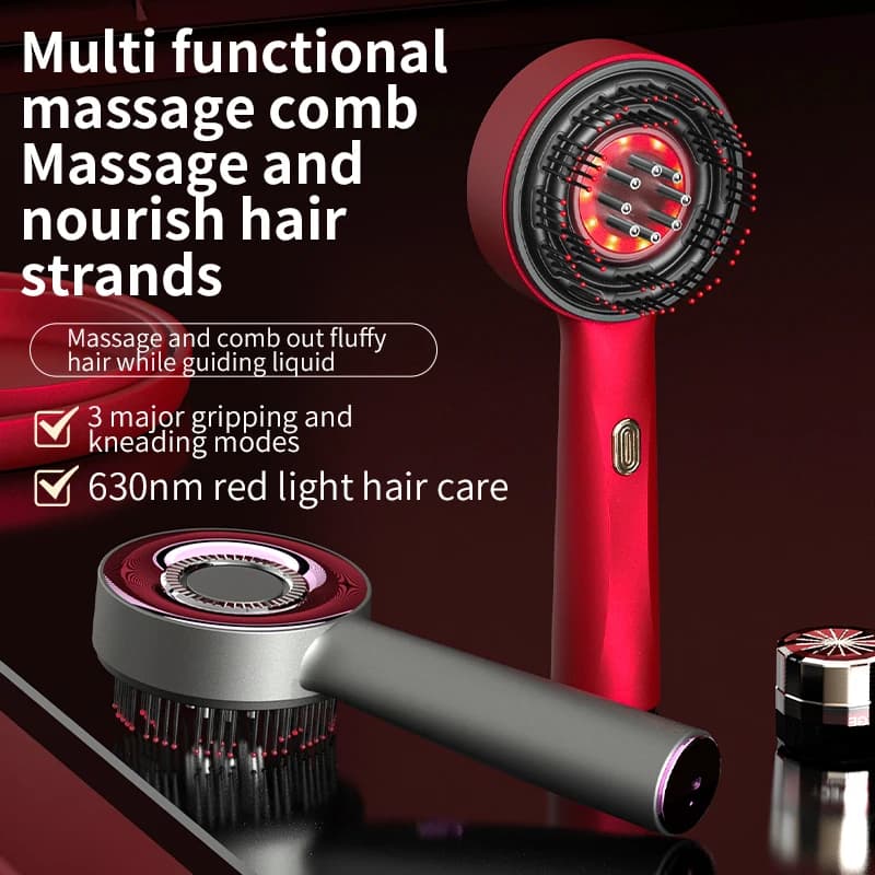 Red light scalp massage comb with serum applicator — image 6