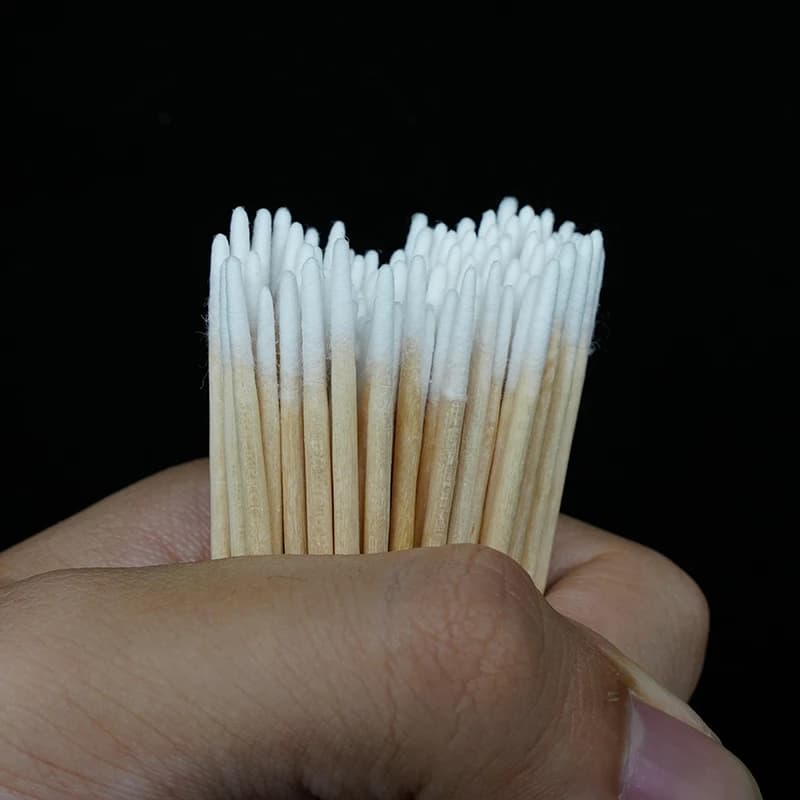 wooden cotton swabs for nail polish removal — image 3