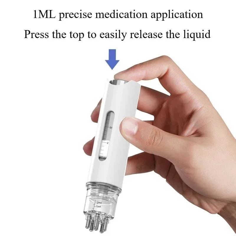 Mini hair oil applicator scalp massager comb — image 5