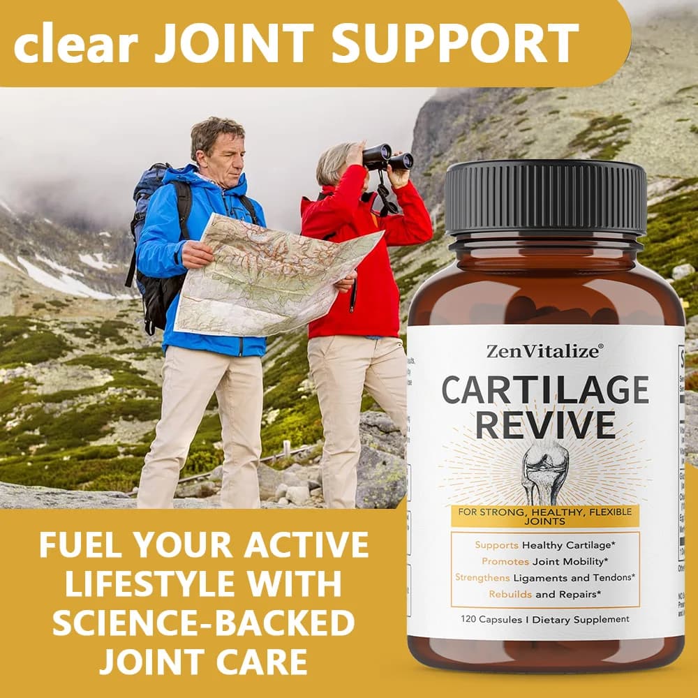 Cartilage Revive joint support supplement bottle — image 6