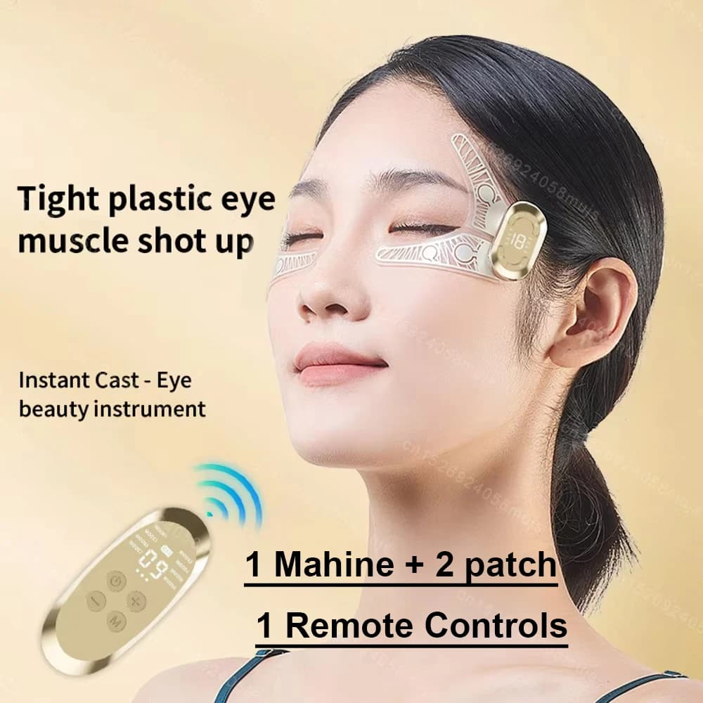 handheld EMS facial eye massager device — image 8