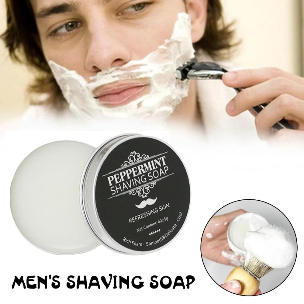 handmade dense beard shaving soap bar — image 5