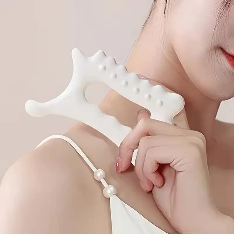 Resin Gua Sha scraping board for face and body — image 3
