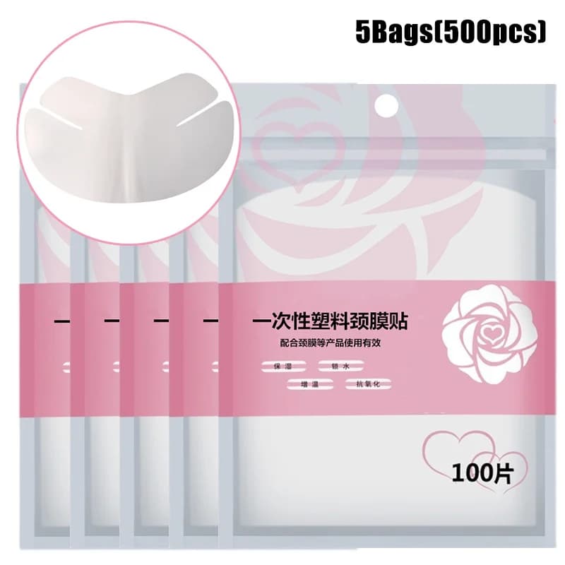 transparent disposable neck mask wrap — image 7