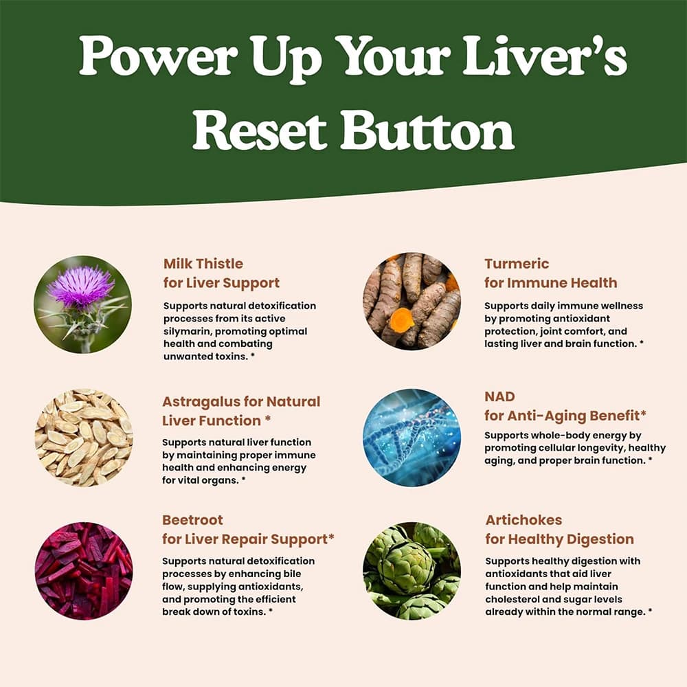 bottles of liver support capsules with milk thistle — image 5