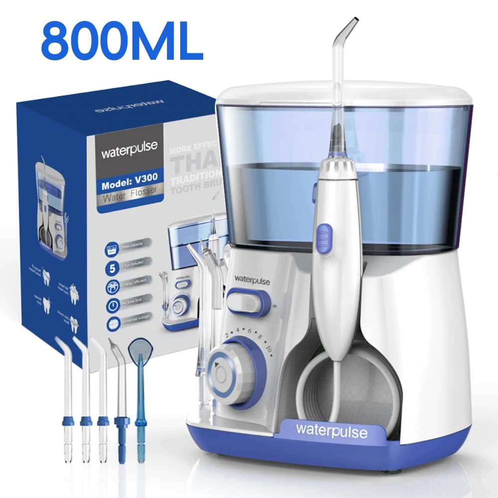 Waterpulse Electric Water Flosser – 800 ml Capacity