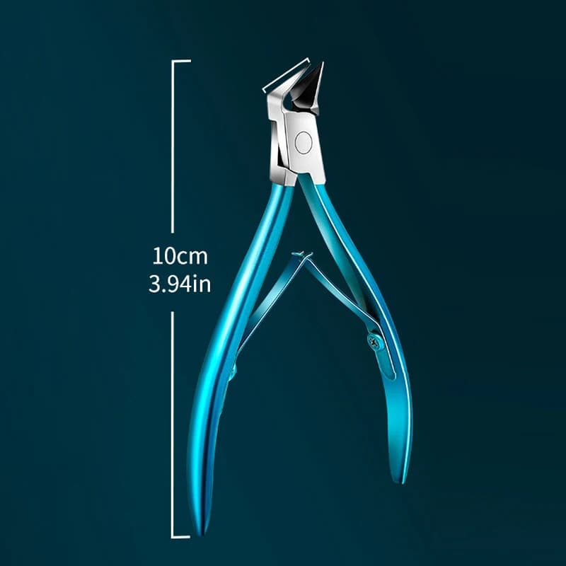 stainless steel toenail clipper with straight blade — image 6