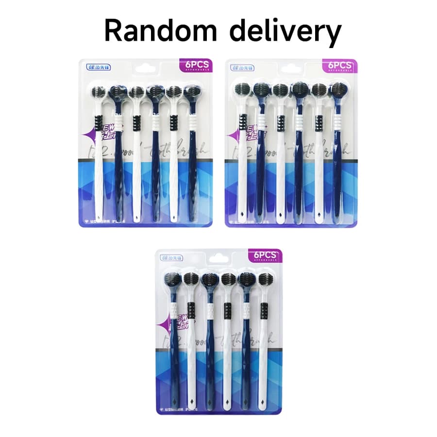 soft u-shaped 3d manual toothbrush set — image 6