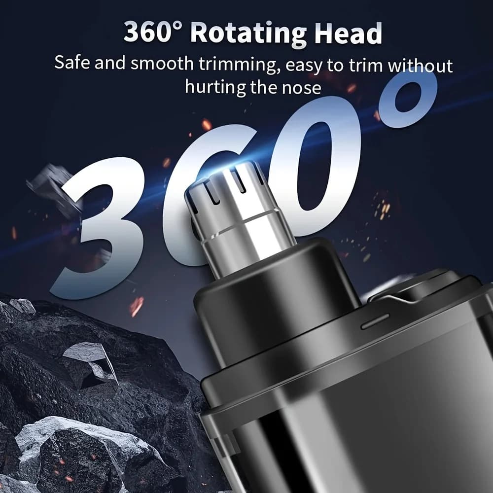 USB charging nose and ear hair trimmer — image 5