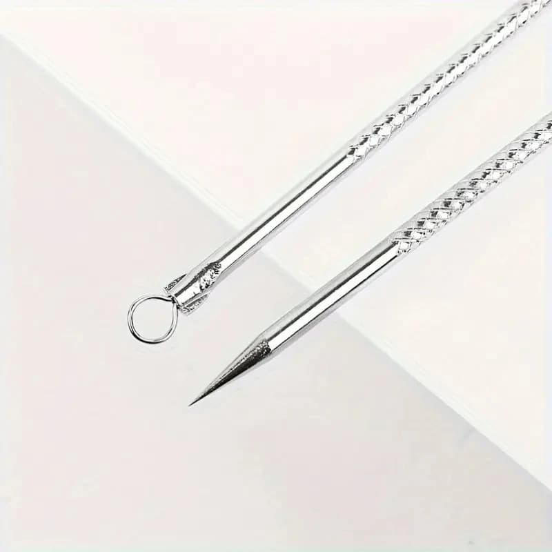 stainless steel blackhead extractor tool — image 3