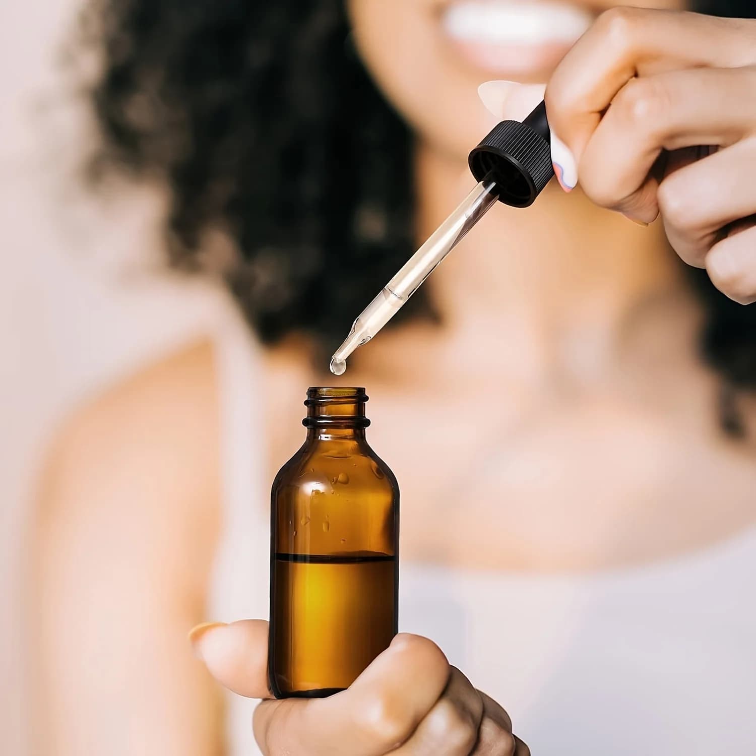 Set of amber glass dropper bottles ranging 5ml to 50ml — image 5