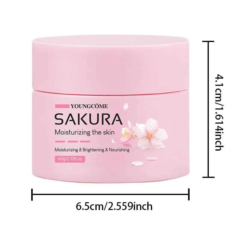 Cherry blossom facial moisturizer cream tube — image 8