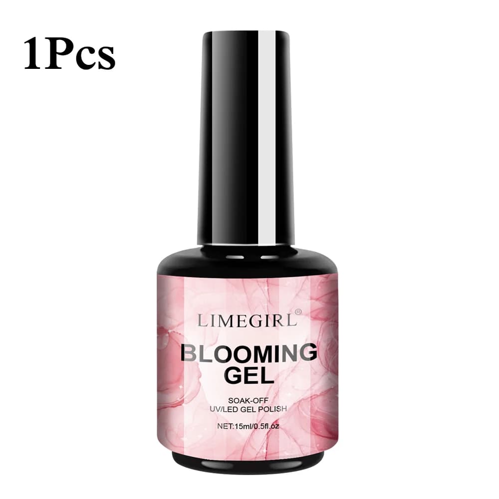 Limegirl marble blossom blooming gel nail polish — image 7