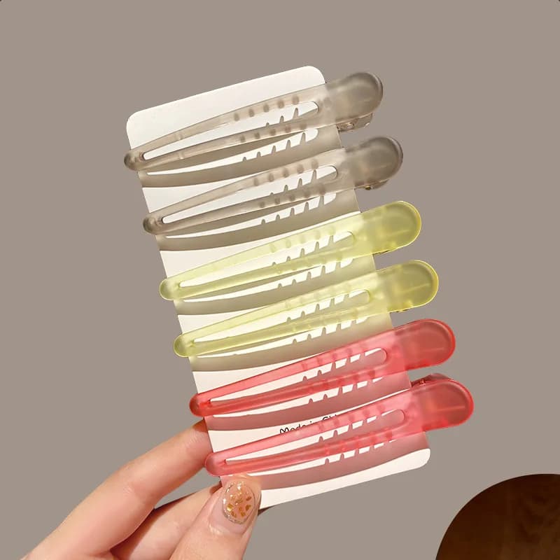 Two bright candy‑colored 7.5 cm duckbill hair clips — image 8