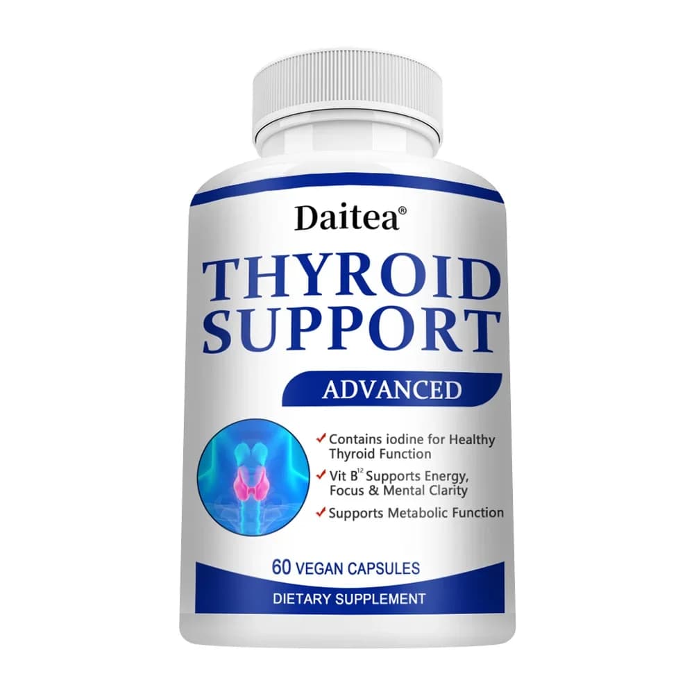 bottles of thyroid support supplement with L‑tyrosine, iodine, zinc and selenium — image 7