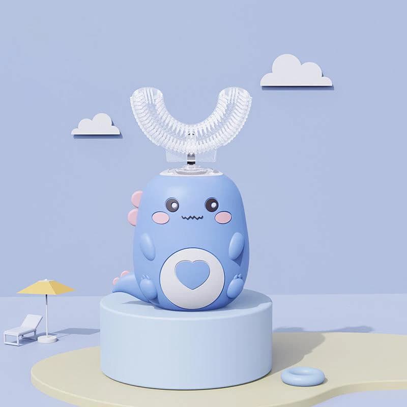 U‑shaped electric toothbrush for children with cartoon design — image 4