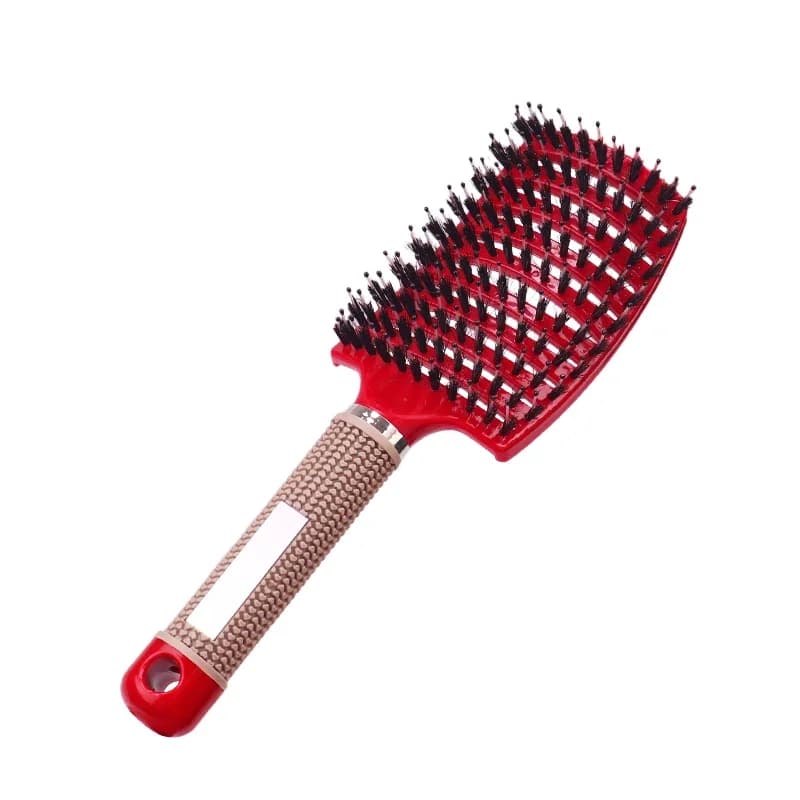 wet-use scalp massage hair brush with bristle and nylon — image 7