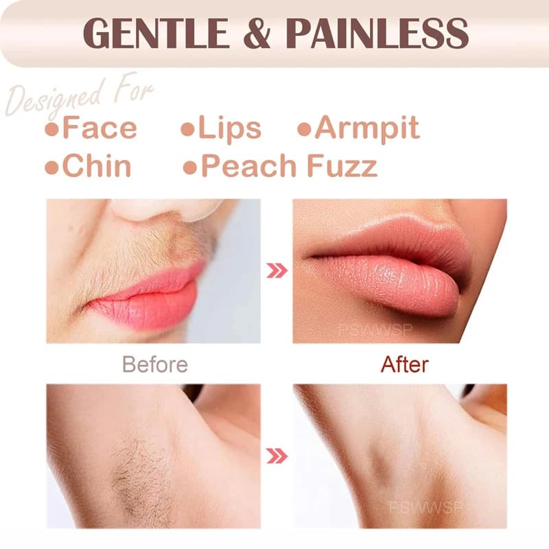 electric facial hair remover device for women — image 5