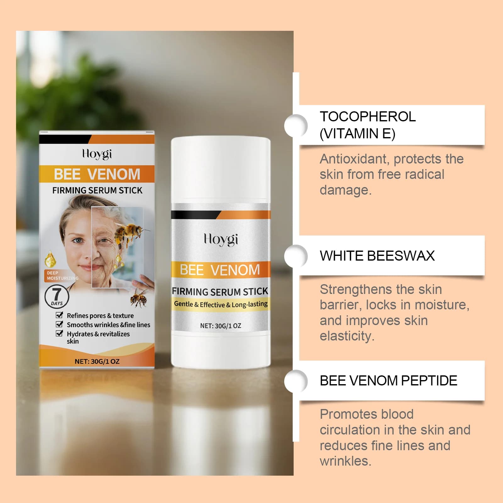 bee venom firming cream tube — image 3