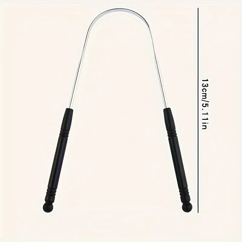 stainless steel tongue scraper — image 4