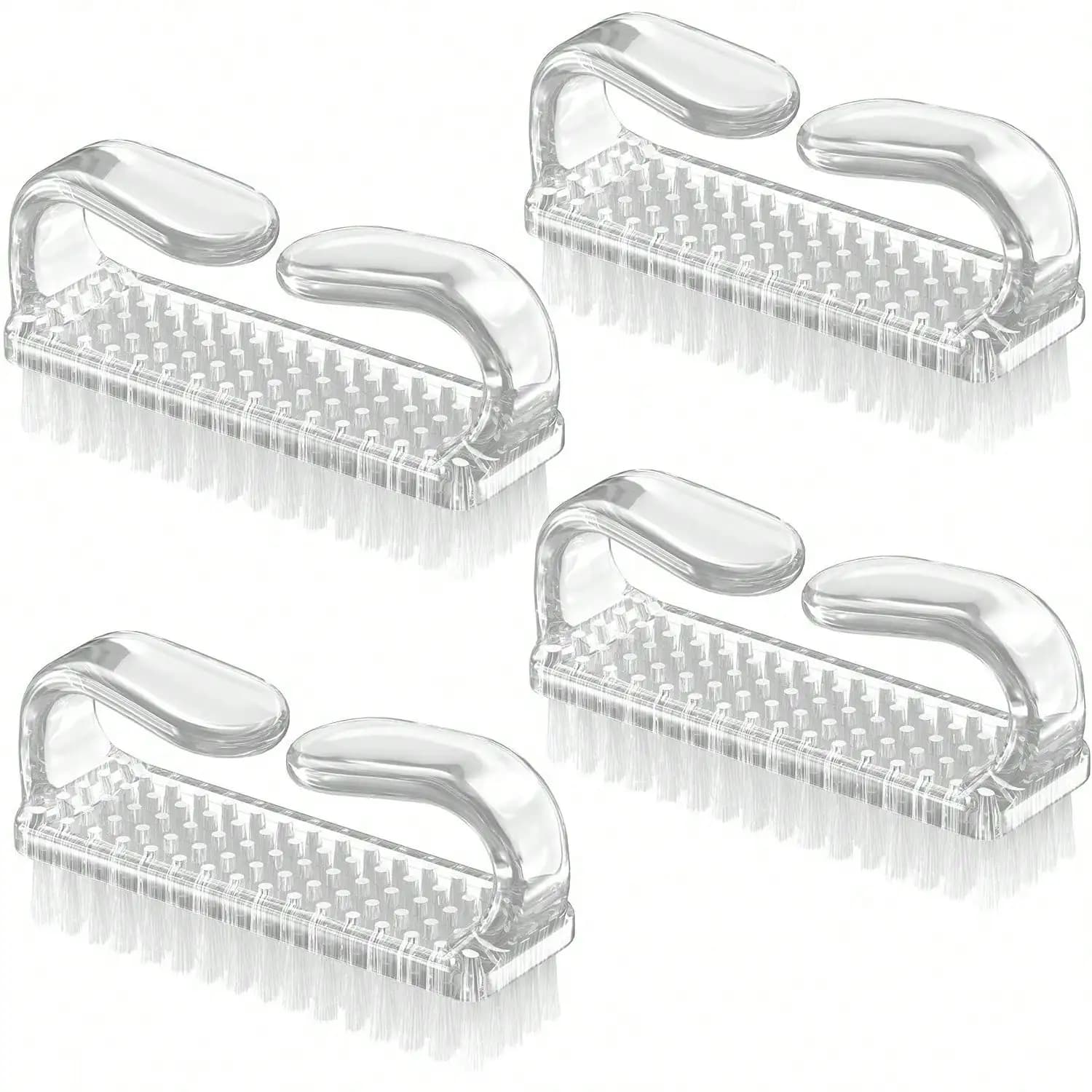 four-piece nail art tools set with brushes and cuticle pusher — image 5