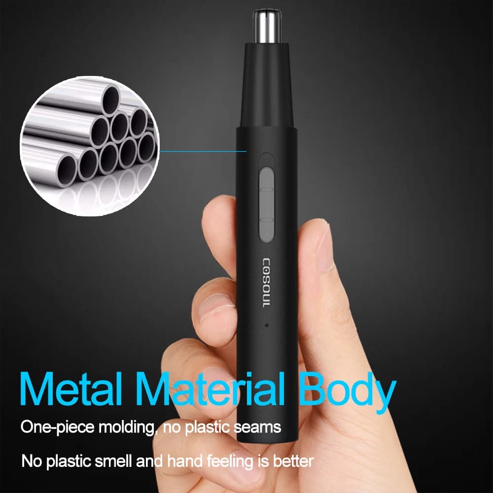 Cosoul rechargeable waterproof nose hair trimmer — image 3