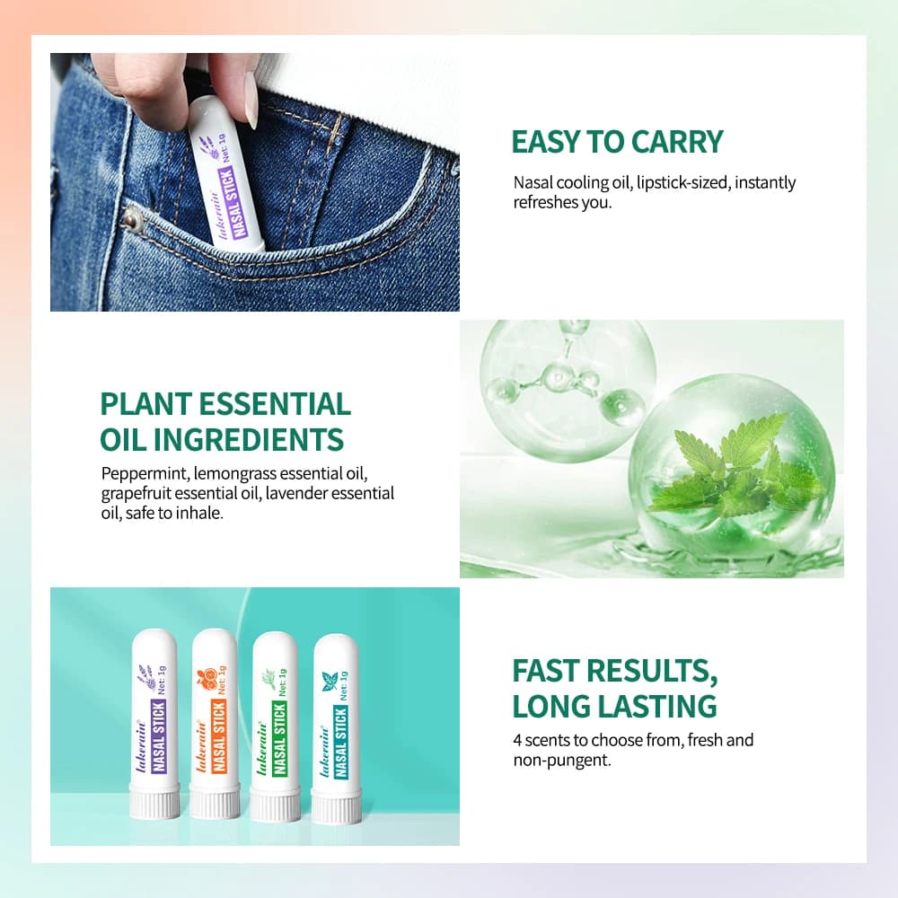 Cooling essential oil nasal inhaler stick — image 3