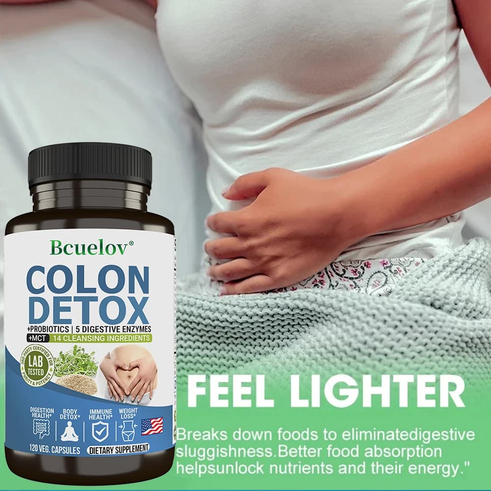 colon cleanser supplement bottle with probiotics — image 4