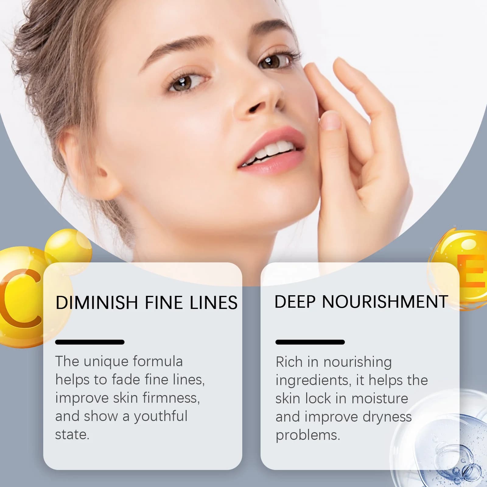 anti-aging serum bottle — image 3