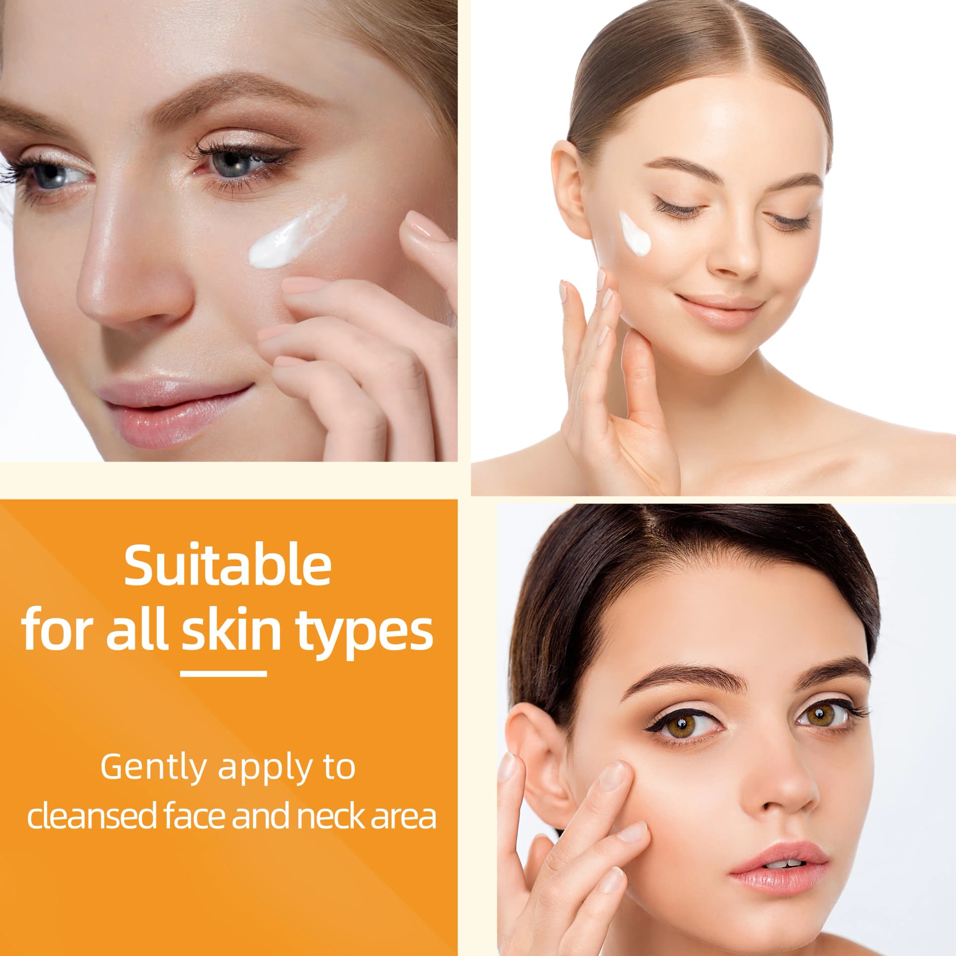 Turmeric and vitamin C facial cream tube — image 3