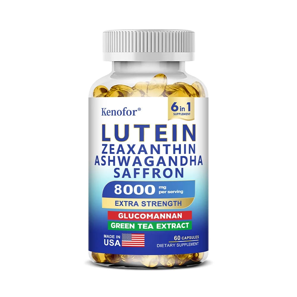 bottle of lutein and zeaxanthin supplement — image 8