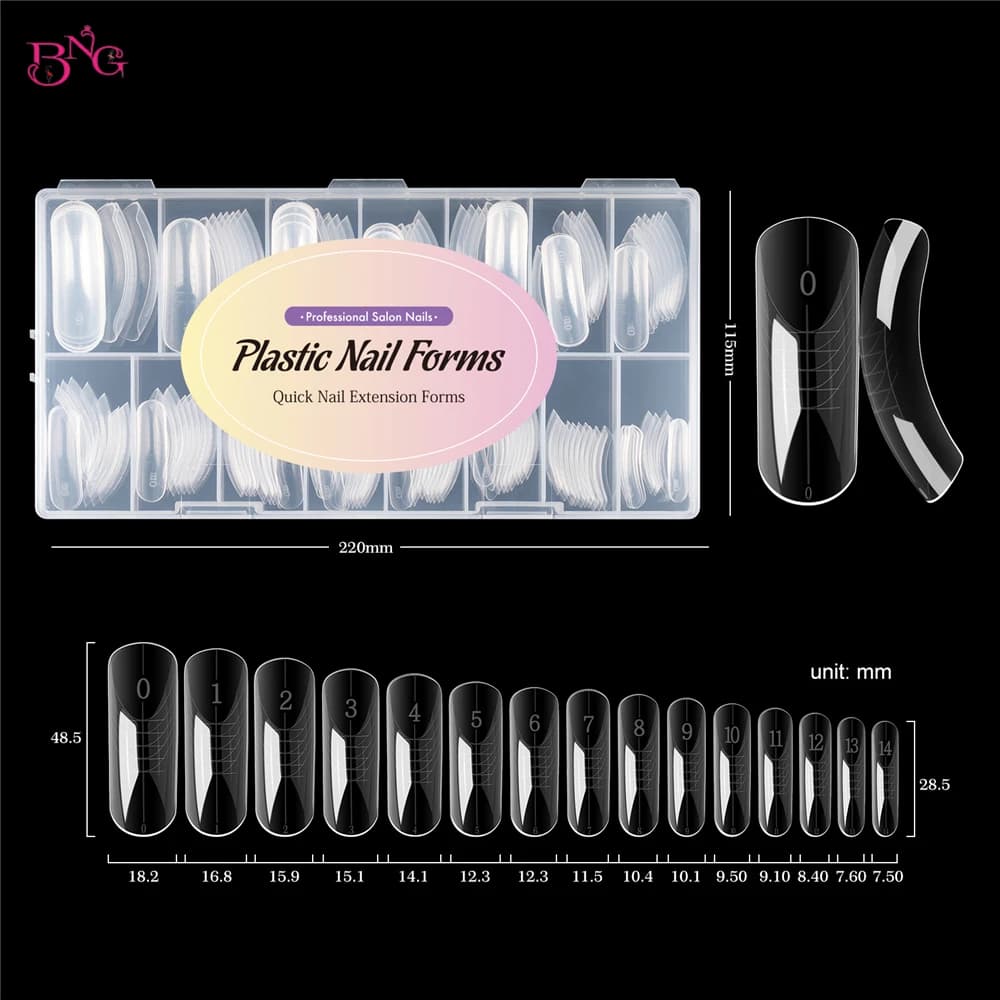 dual nail forms for gel extensions — image 8