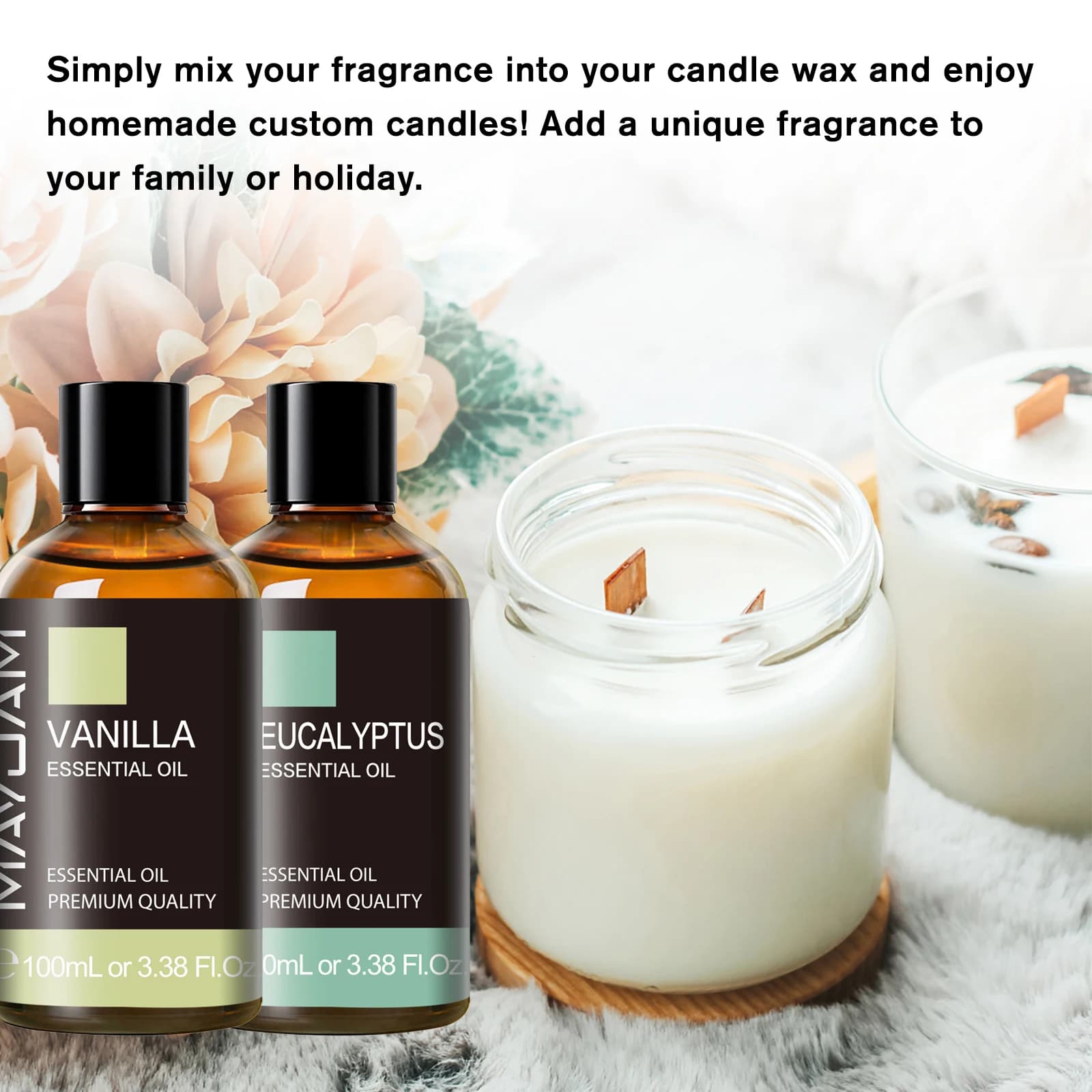 100 ml bottle of pure essential oil with glass dropper — image 4