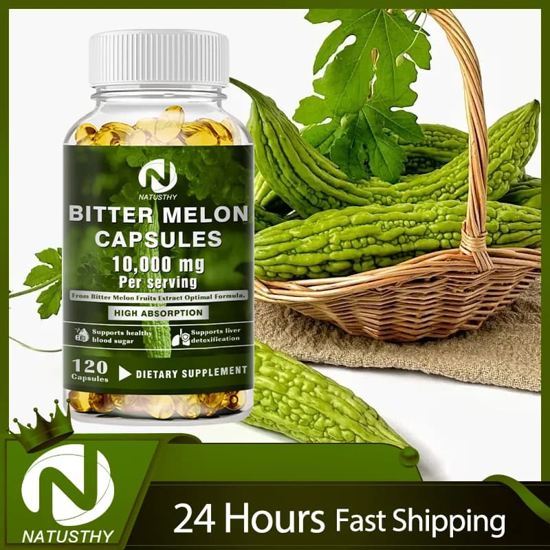 Bitter Melon Capsules – 25:1 Extract, 120 Veggie Caps
