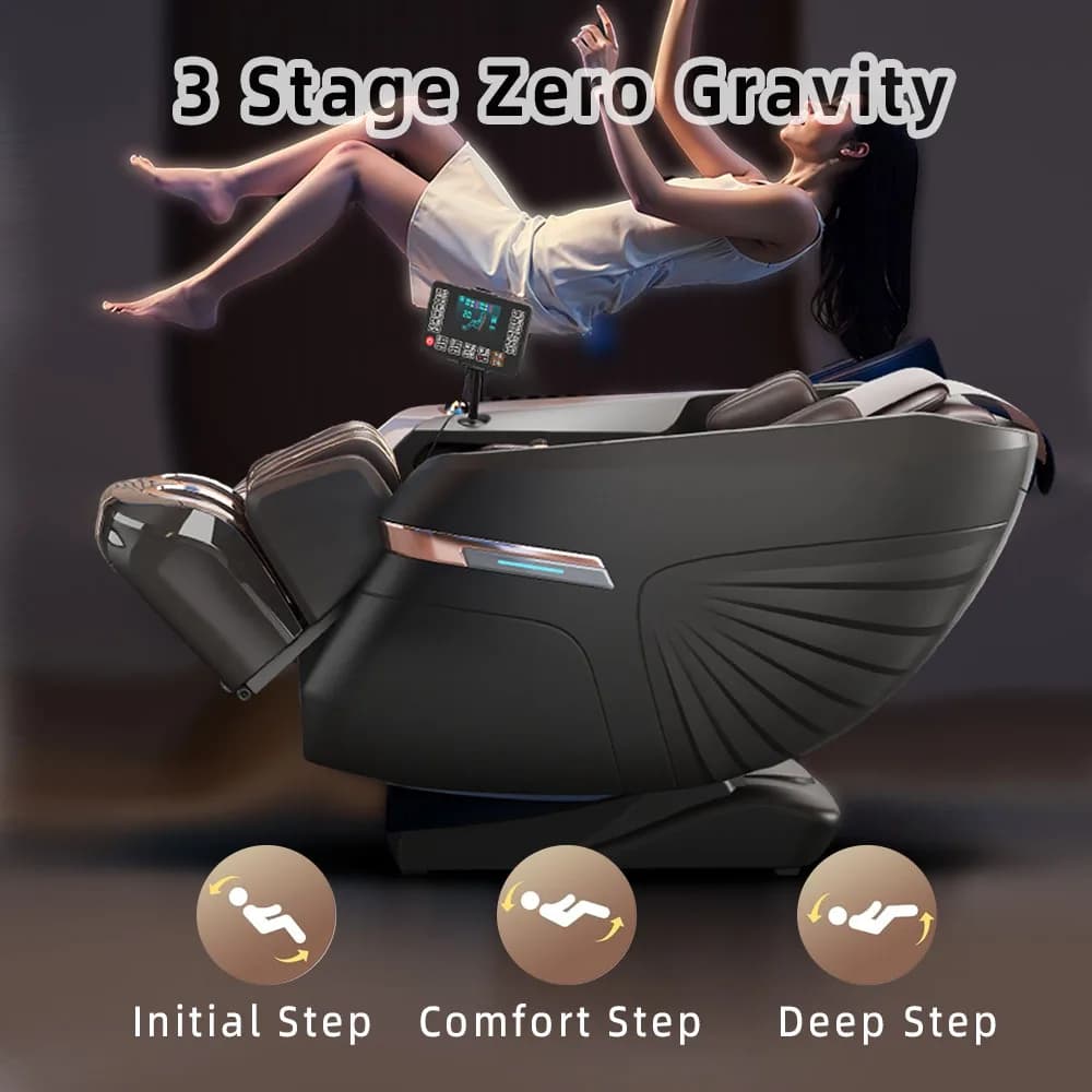 SL Track Full Body Massage Chair Zero Gravity Heating AI Voice — image 4