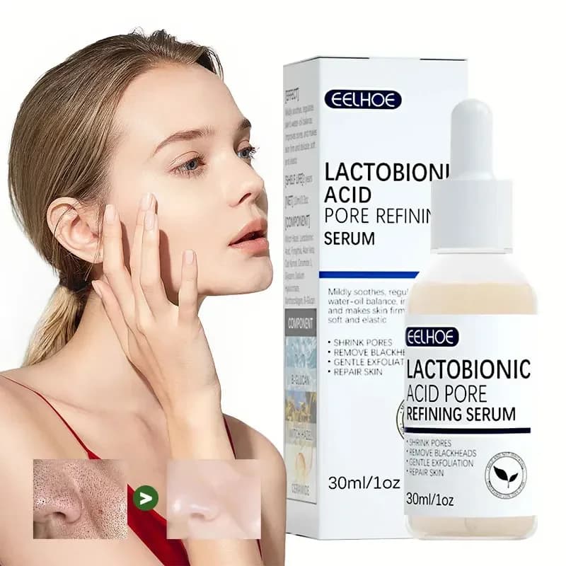 Lactobionic acid facial serum bottle — image 2