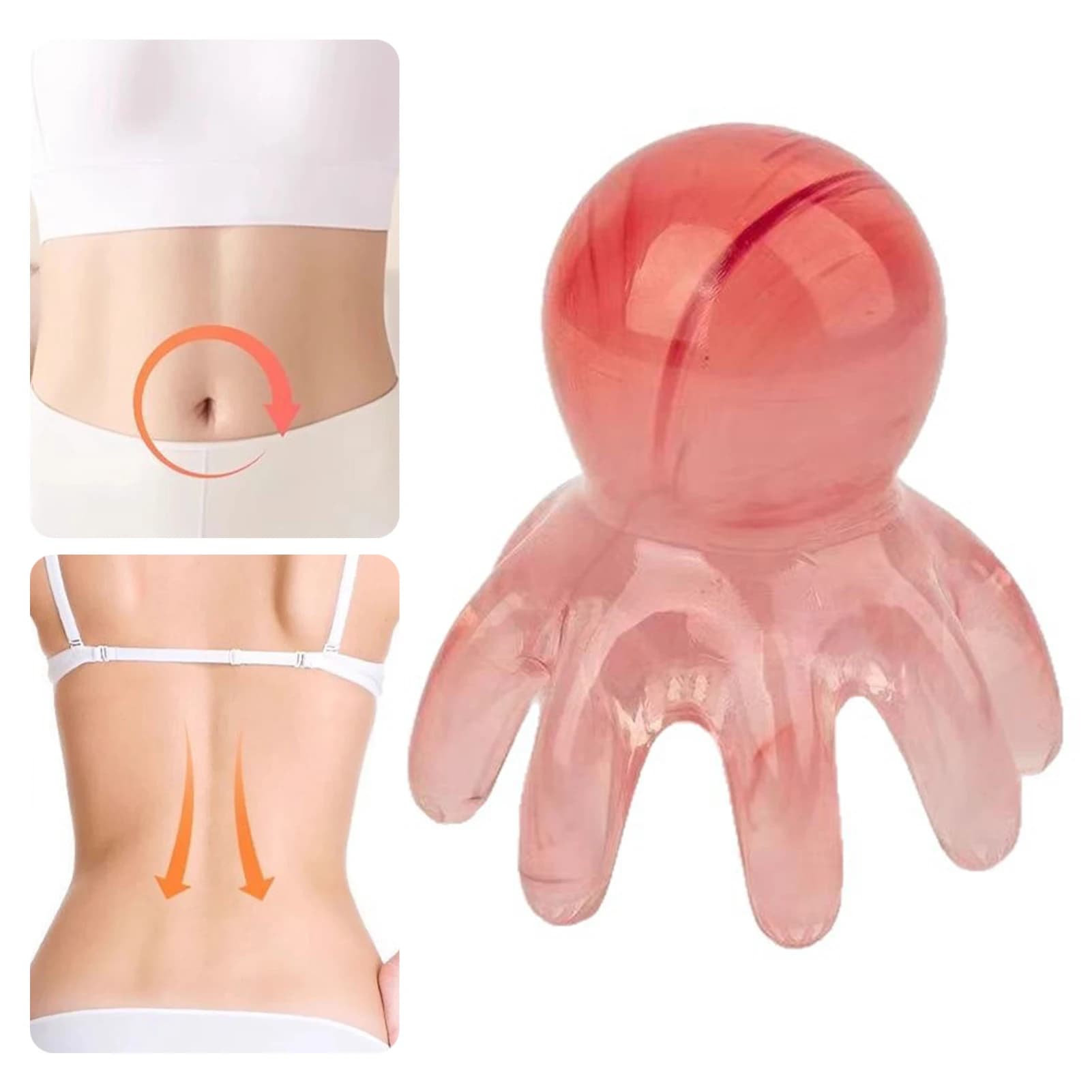 Octopus‑Shape Scalp Massage Comb
