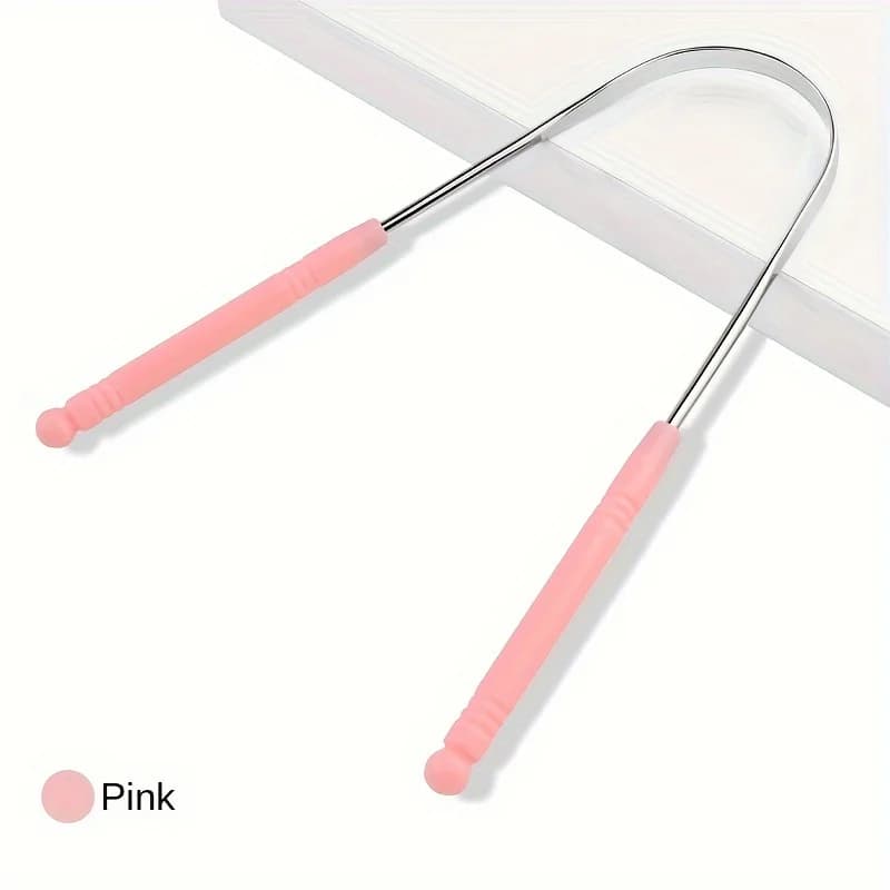 stainless steel tongue scraper — image 7