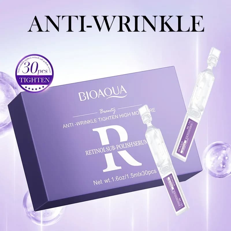 Bioaqua retinol vitamin C hyaluronic acid serum bottle — image 2
