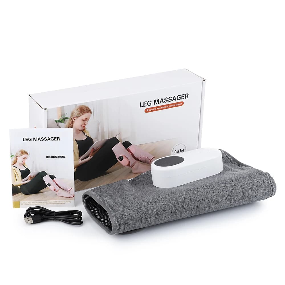 Rechargeable 360° calf massager with air compression pads — image 7