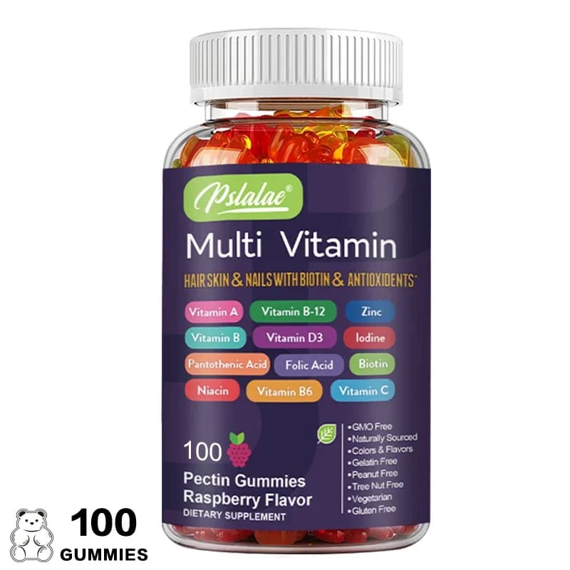 multivitamin gummies in a clear container — image 7