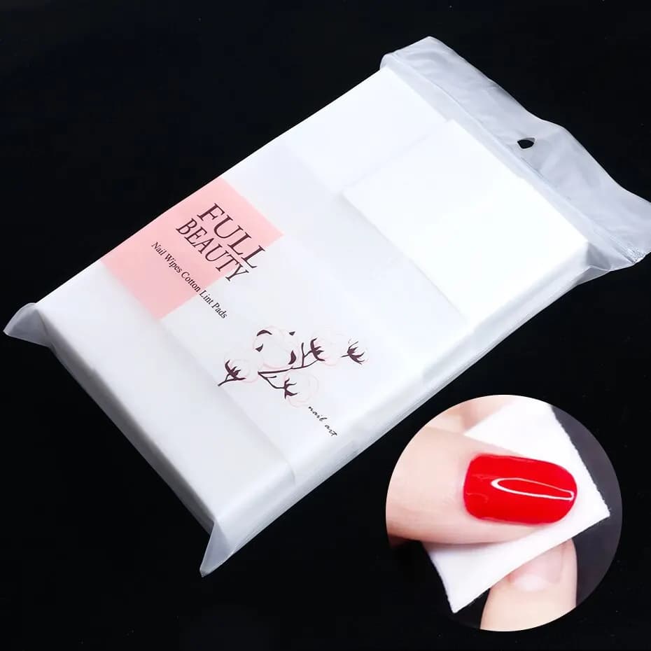 Box of lint-free nail polish remover wipes — image 2