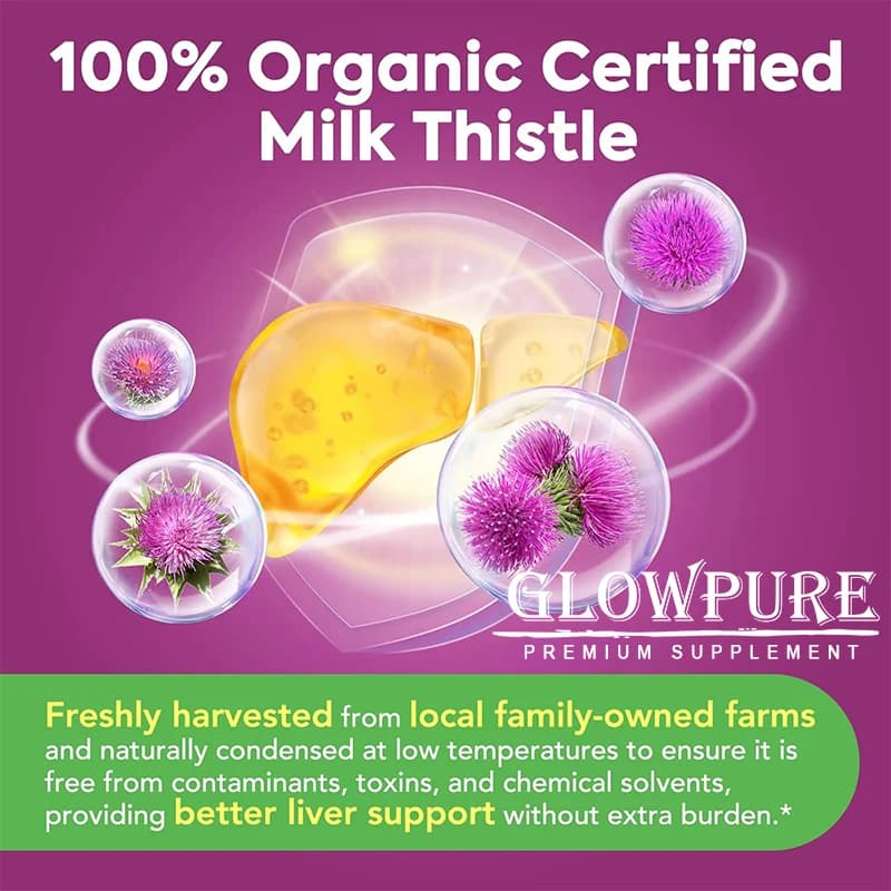 organic milk thistle extract bottle — image 5